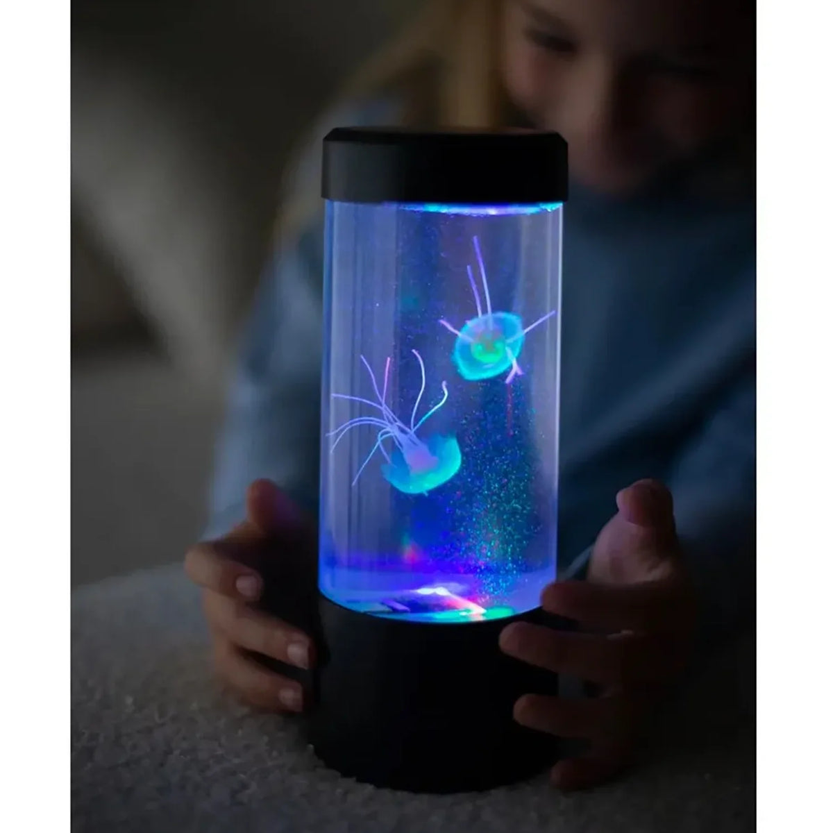 Quallenlampe mit Farbwechsel als Stimmungslicht