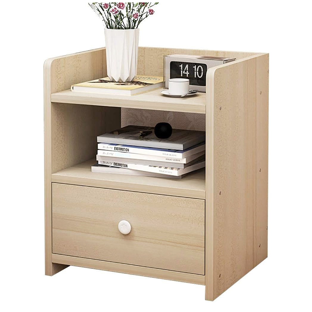 Nachttisch Varossa mit einer Schublade, 2er-Set