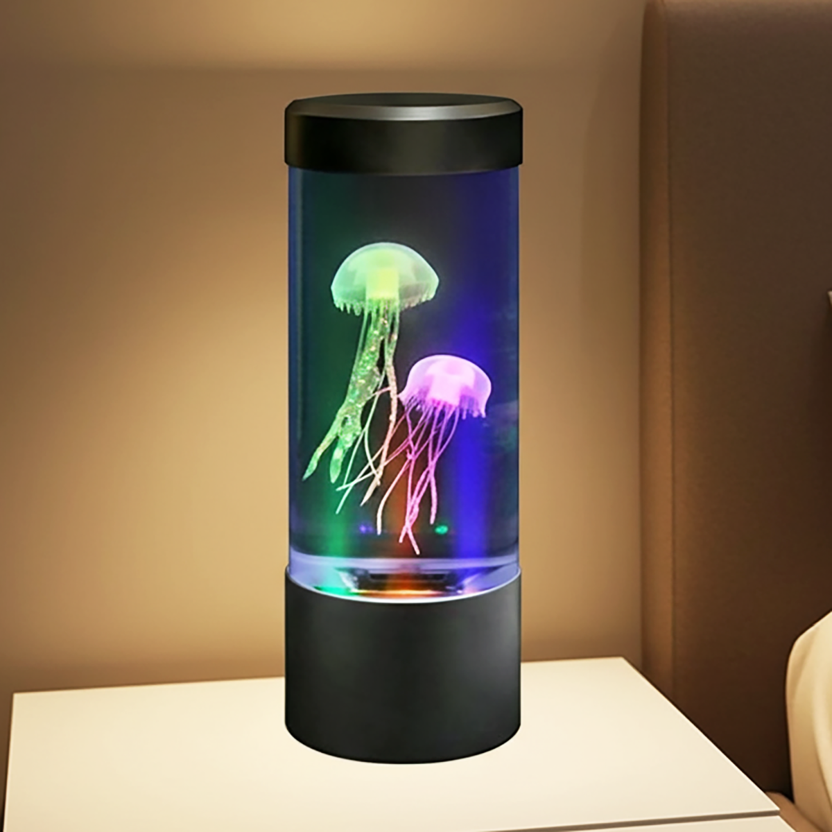 Quallenlampe mit Farbwechsel als Stimmungslicht