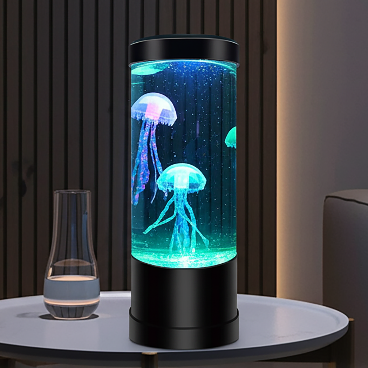 Quallenlampe mit Farbwechsel als Stimmungslicht