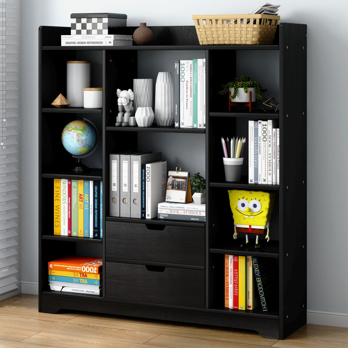 Schrank Eden mit Schublade und Regalböden, 100 cm