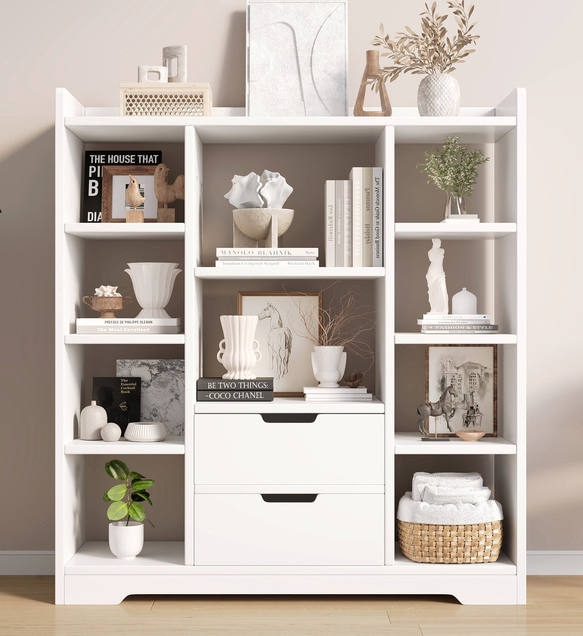 Schrank Eden mit Schublade und Regalböden, 100 cm