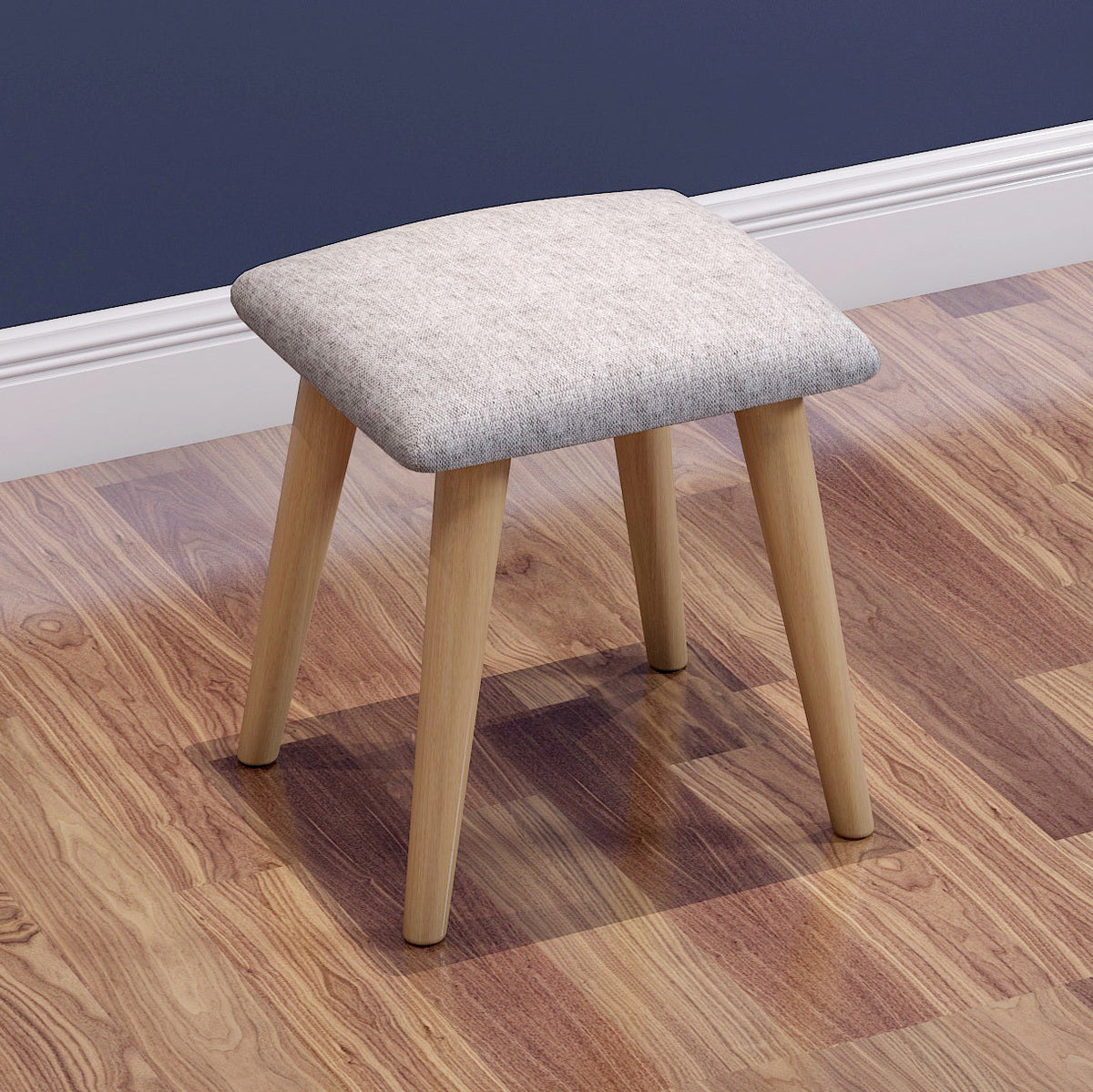 Schminktisch Queen mit Spiegel und Hocker, 100 cm